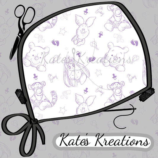 Baby Vintage Bear and Friends