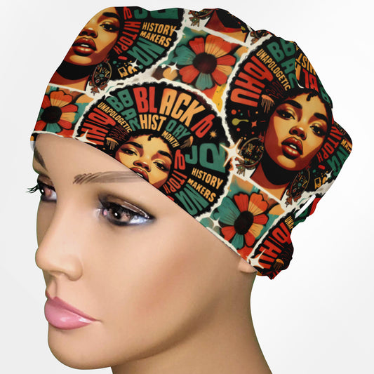 Juneteenth Low-Tie Surgeon Scrub Cap