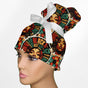 Juneteenth High Bun Ponytail Scrub Cap