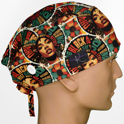 Juneteenth Surgeon Scrub Cap