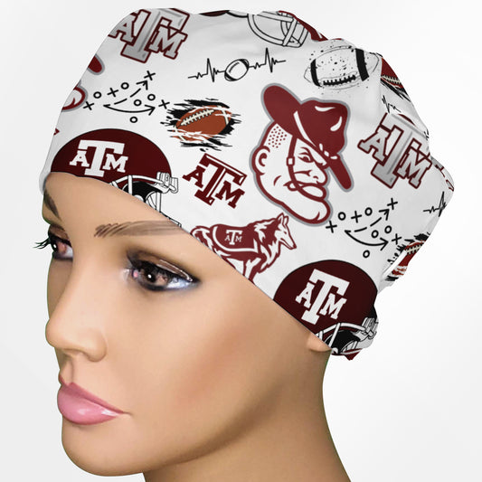 A&M Low-Tie Surgeon Scrub Cap