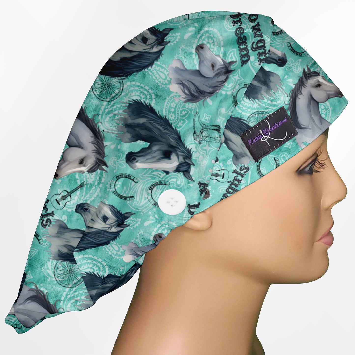 A Cowgirls Dream Bouffant Scrub Cap