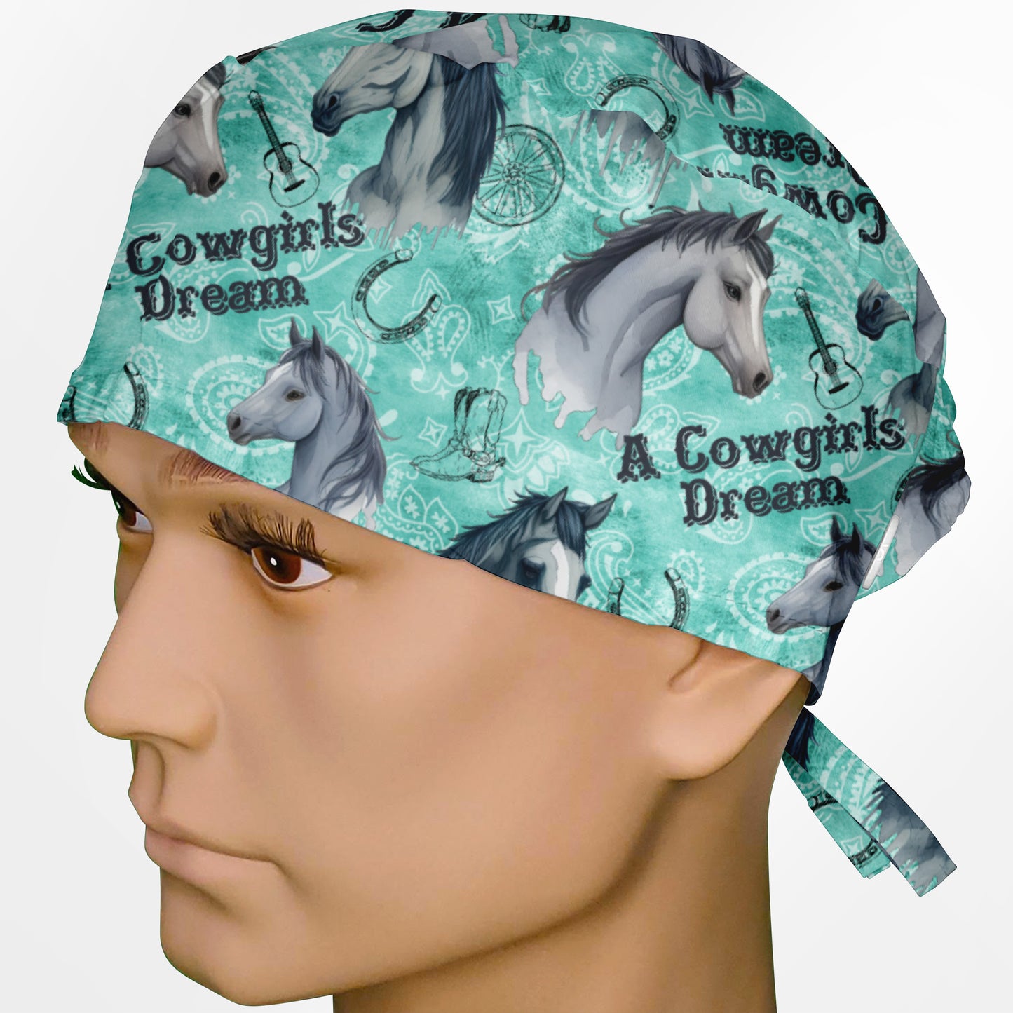 A Cowgirls Dream Surgeon Scrub Cap