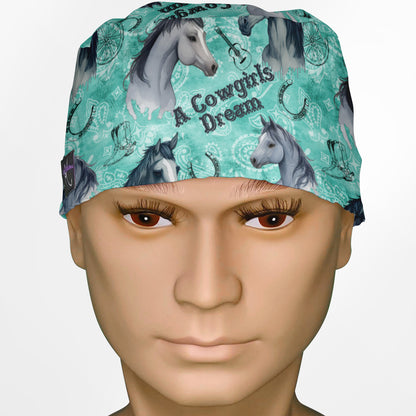A Cowgirls Dream Surgeon Scrub Cap