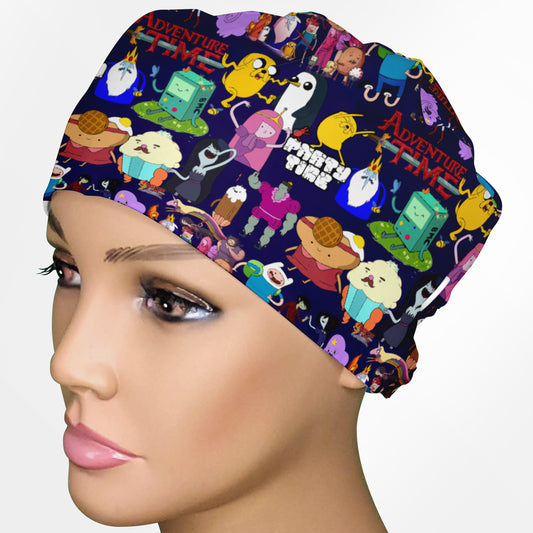 Adventure Time Low-Tie Surgeon Scrub Cap