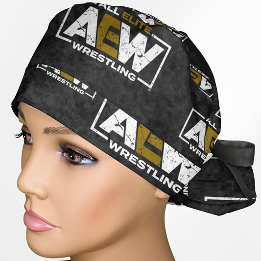 AEW Ponytail Scrub Cap