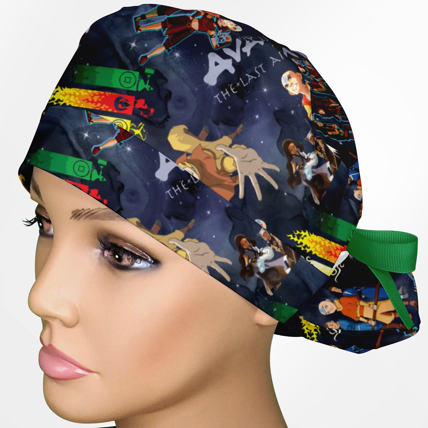 Airbender Ponytail Scrub Cap