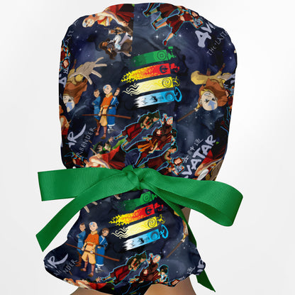 Airbender Ponytail Scrub Cap