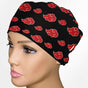 Blood Moon Clouds Low-Tie Surgeon Scrub Cap