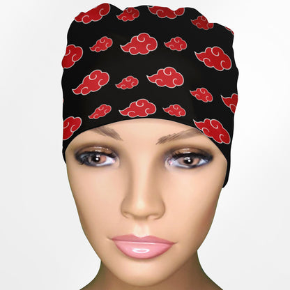 Blood Moon Clouds Low-Tie Surgeon Scrub Cap