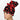 Blood Moon Clouds High Bun Ponytail Scrub Cap