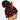 Blood Moon Clouds High Bun Ponytail Scrub Cap