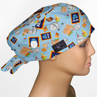 Aldi Low-Tie Surgeon Scrub Cap