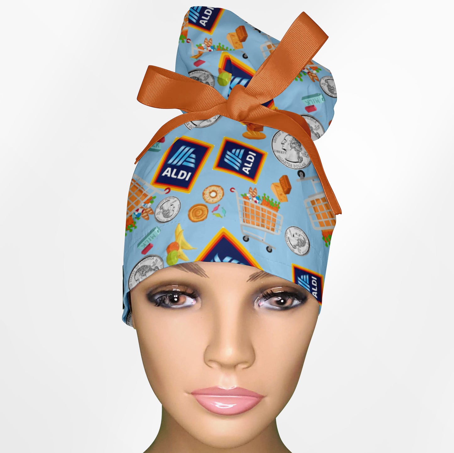 Aldi High Bun Ponytail Scrub Cap