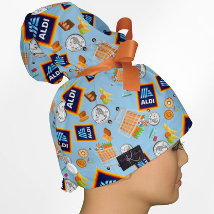 Aldi High Bun Ponytail Scrub Cap