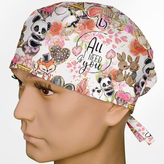 All I Need Is You Surgeon Scrub Cap