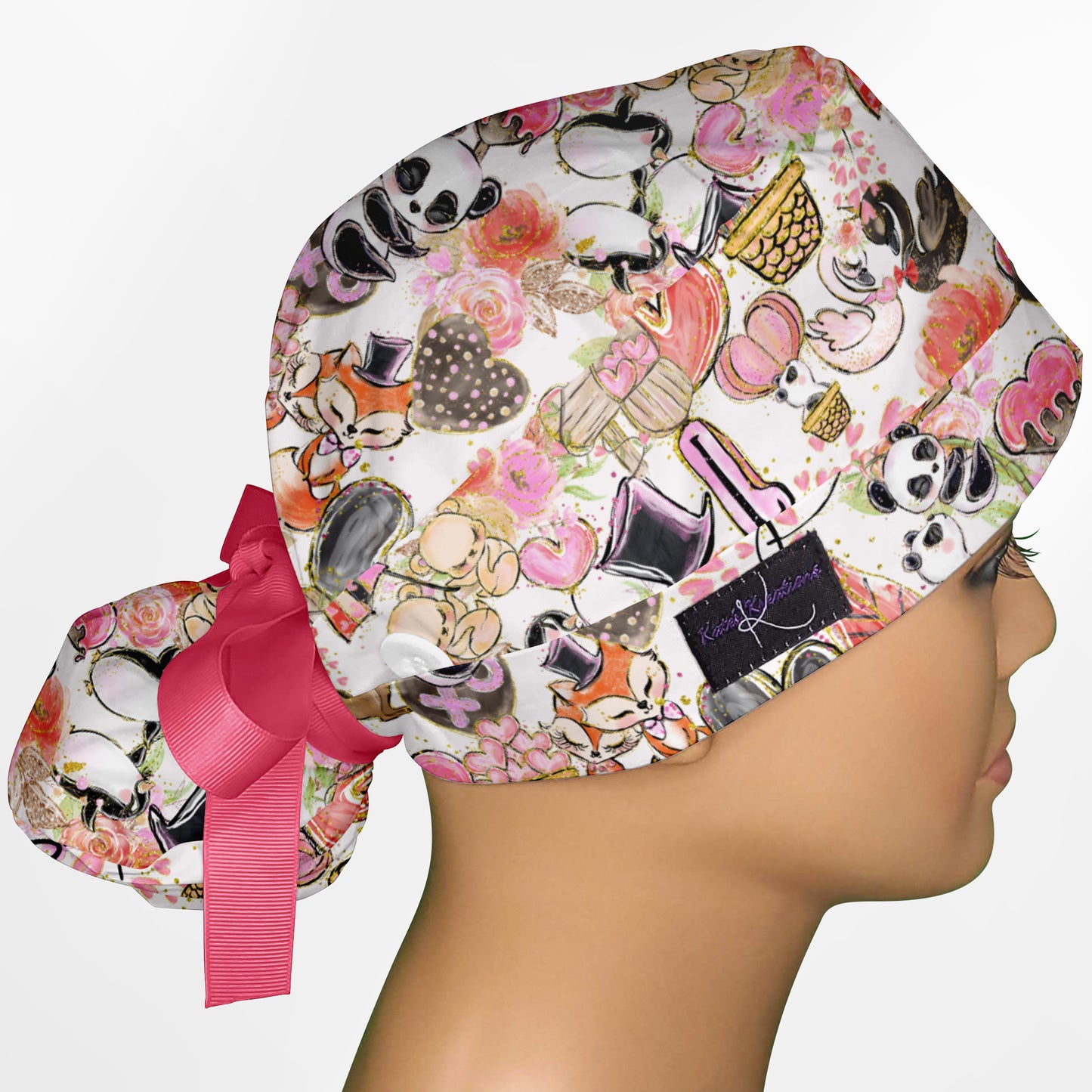 All I Need Is You Ponytail Scrub Cap
