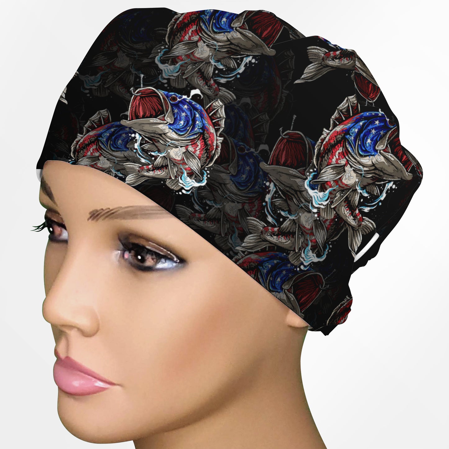 American Bass Low-Tie Surgon Scrub Cap