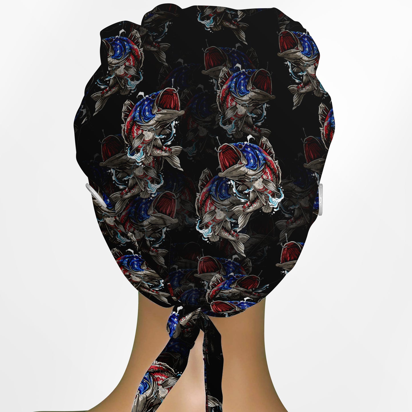 American Bass Low-Tie Surgon Scrub Cap