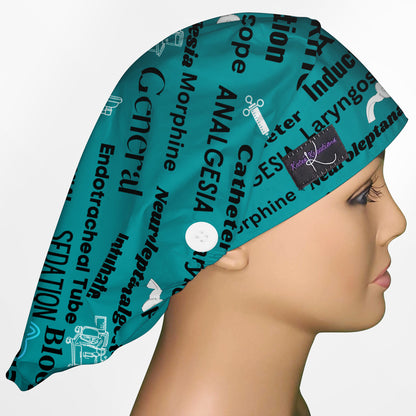 Anesthesia Bouffant Scrub Cap