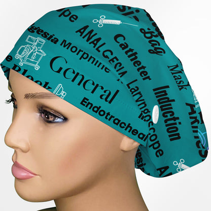 Anesthesia Euro Scrub Cap