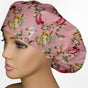 Angels Pink Bouffant Scrub Cap