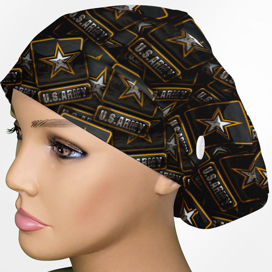 Army Tags Euro Scrub Cap