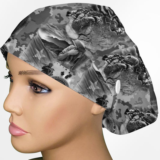 Army Memorial Euro Scrub Cap