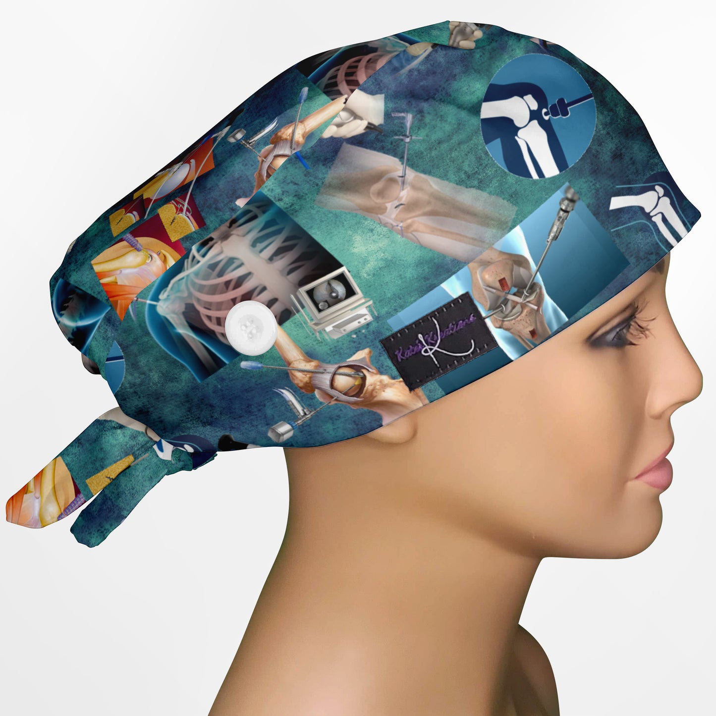 Arthroscopy Low-Tie Surgeon Scrub Cap