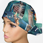 Arthroscopy Ponytail Scrub Cap
