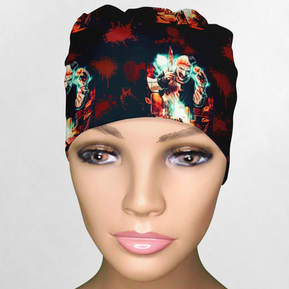 Art The Clown Low-Tie Surgeon Scrub Cap