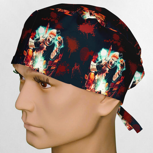 Art The Clown Surgeon Scrub Cap