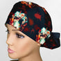 Art The Clown Ponytail Scrub Cap