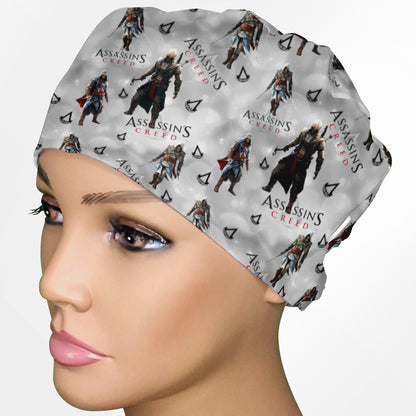 Assassins Creed Low-Tie Surgeon Scrub Cap
