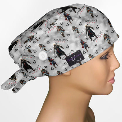 Assassins Creed Low-Tie Surgeon Scrub Cap