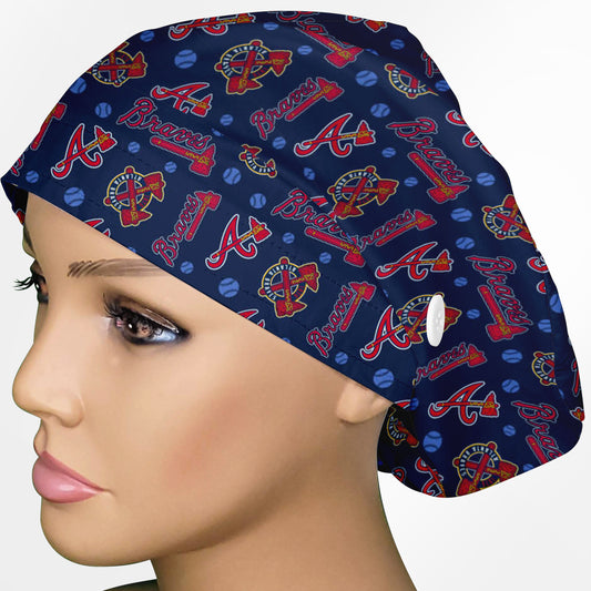 Atlanta Braves Logo Euro Scrub Cap