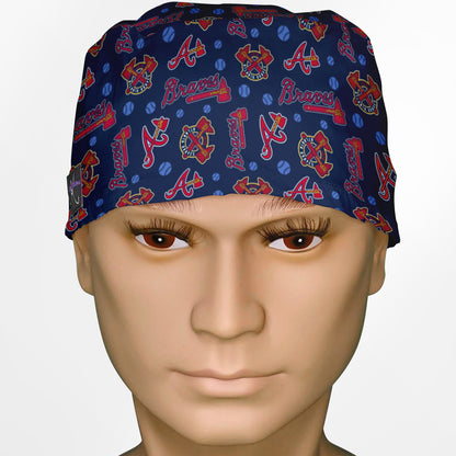 Atlanta Braves Logo Surgeon Scrub Cap