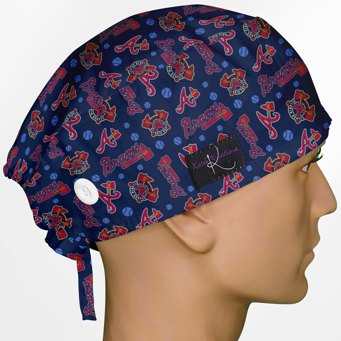 Atlanta Braves Logo Surgeon Scrub Cap