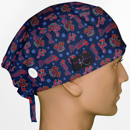 Atlanta Braves Logo Surgeon Scrub Cap