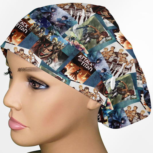 Attack On Titan Euro Scrub Cap
