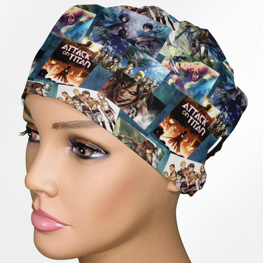 Attack On Titan Low-Tie Surgeon Scrub Cap