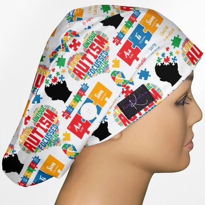 Autism Awareness Euro Scrub Cap