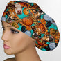 Autumn Cows Bouffant Scrub Cap