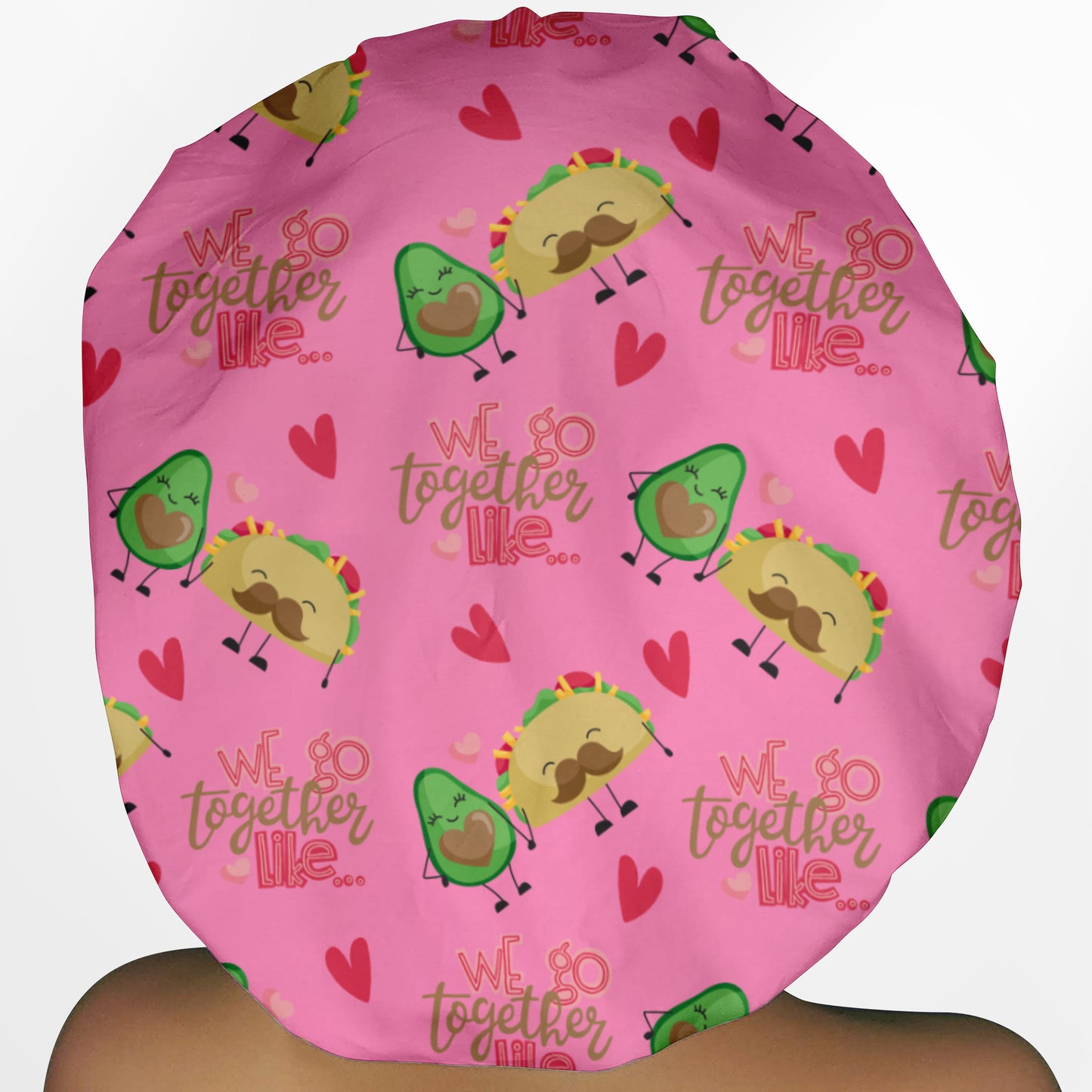 Avocado And Tacos Bouffant Scrub Cap