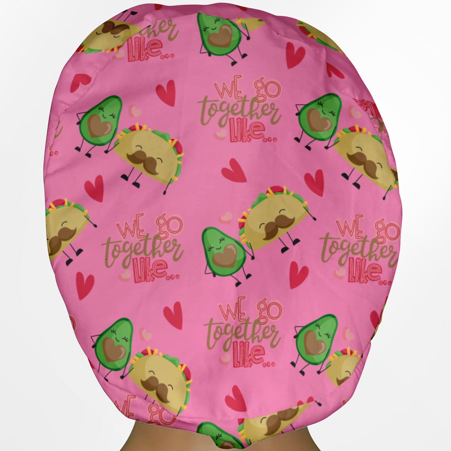Avocado And Tacos Euro Scrub Cap
