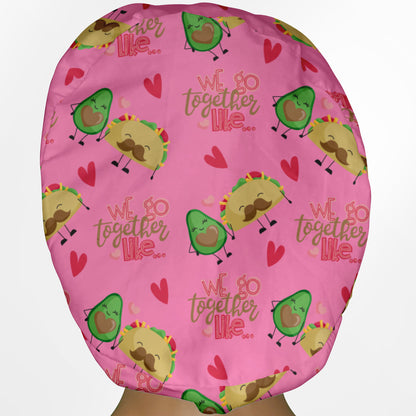 Avocado And Tacos Euro Scrub Cap