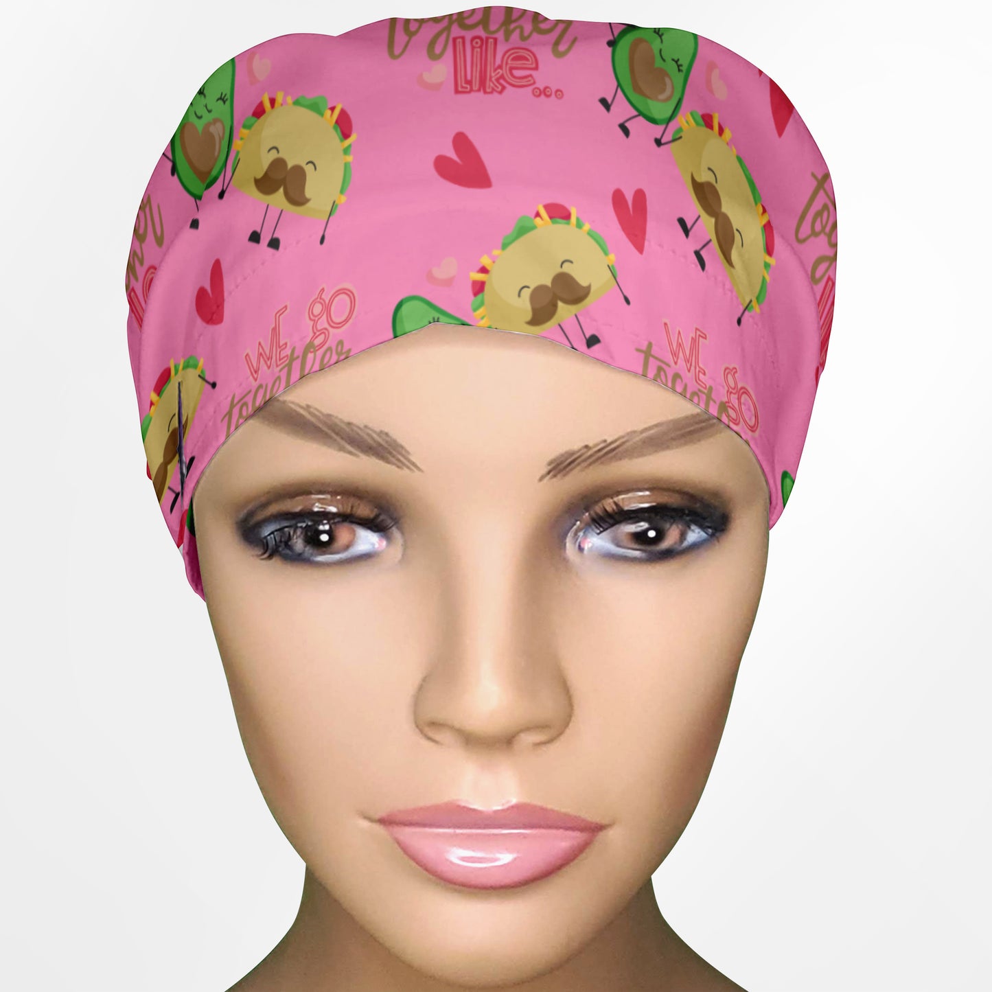 Avocado And Tacos Euro Scrub Cap