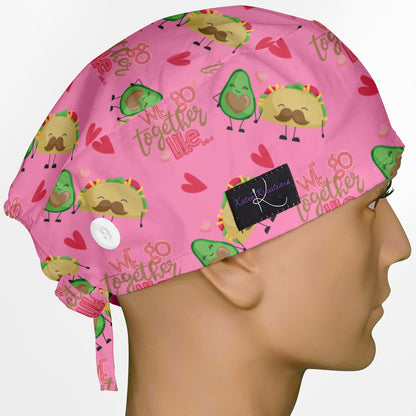 Avocado And Tacos Surgeon Scrub Cap