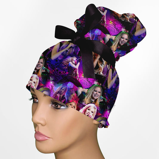 Averill Levine High Bun Ponytail Scrub Cap
