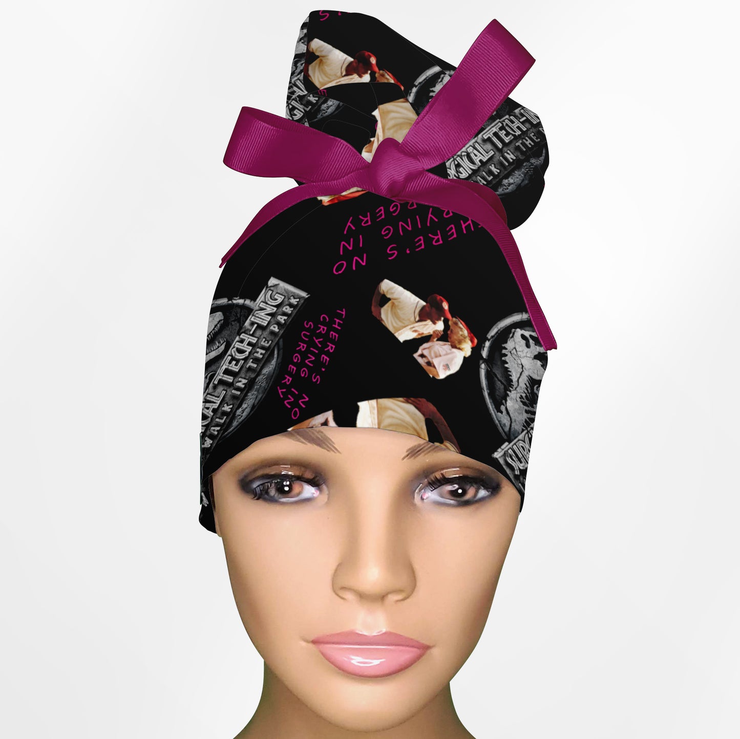 A Walk In The Park High Bun Ponytail Scrub Cap